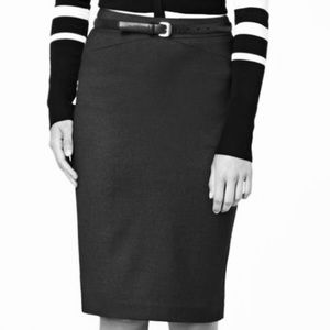 RW&CO Ava pencil skirt in 25'' length in black